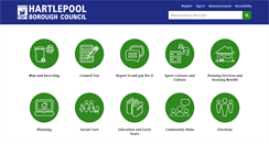 Desktop Screenshot of hartlepool.gov.uk
